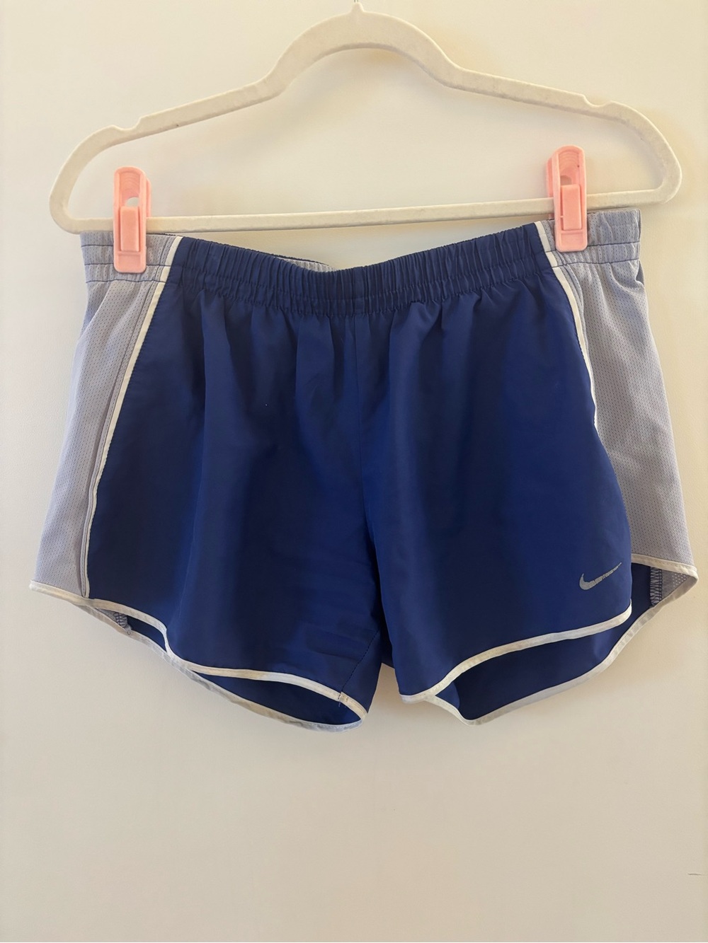 Nike Dri-FIT Blue Mesh Running Shorts Athletic M